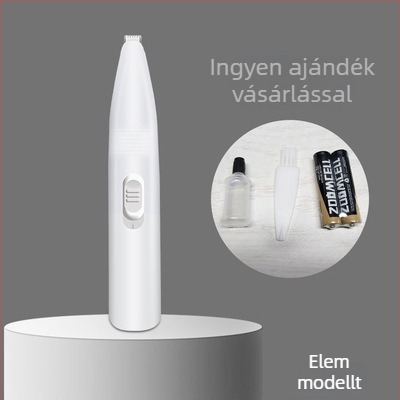 Elektromos kutya klipper – rozsdamentes acél vágófej, 60 darabos készlet