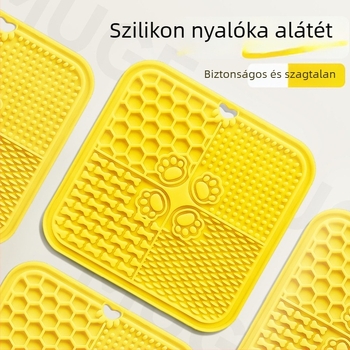 Állatok nyalogató alátét szilikonból, univerzális szívó alátét macskáknak és kutyáknak, anti-spill
