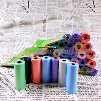 Meng Yao kisállat ürülék zacskó készlet — hordozható kutyaürülék zacskók, nyomtatás nélküli, folyamatos tekercs típus, anyag PE, vastagság általános