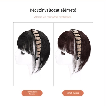 Daisy Xiumei 505 paróka kristályos fejfedővel és frufruval, egyrészes kialakítás a felső volumenért, természetes bőrszínű sapka