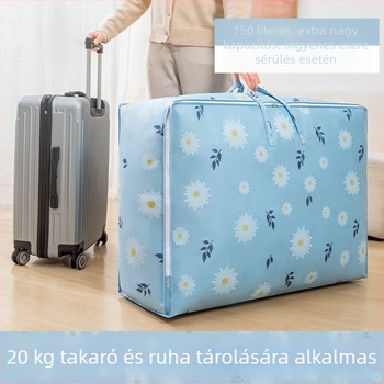 Margaréta mintás nem szőtt anyagból készült ruhatároló táska – többfunkciós szervező utazásokhoz és otthonhoz