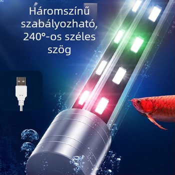 Akvarisztikus LED világítás, vízálló, teljes spektrum, színváltó, teljesítmény ≤36W