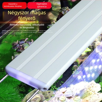 LED akváriumi világítás – energiatakarékos, nagy fényerő, teljes spektrum, színváltó, vízi növényekhez és esőerdei tájakhoz