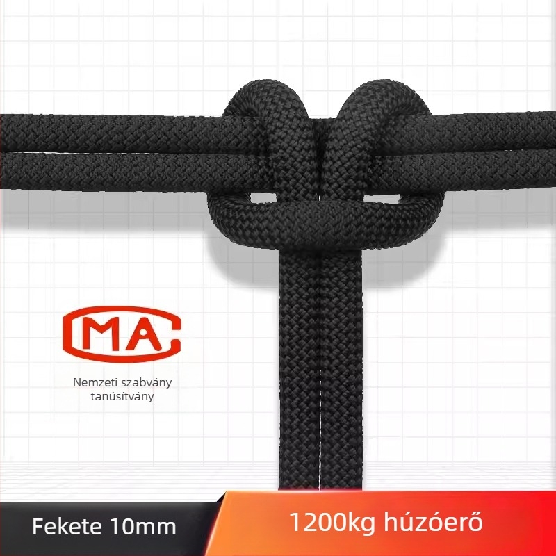 Magasban végzett munka biztonsági kötél, kültéri hegymászó kötél, vész-evakuációs és mentő kötél — polipropilén szálból, 18 kN, nemzeti szabvány