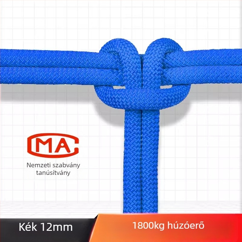 Magasban végzett munka biztonsági kötél, kültéri hegymászó kötél, vész-evakuációs és mentő kötél — polipropilén szálból, 18 kN, nemzeti szabvány