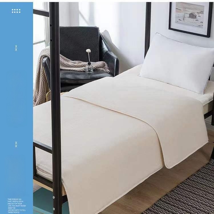 Fulani háromrészes kollégiumi ágyneműkészlet, 100% pamut, twill szövés, reaktív nyomtatás és festés, csíkos mintázat, szövet sűrűség 130x70