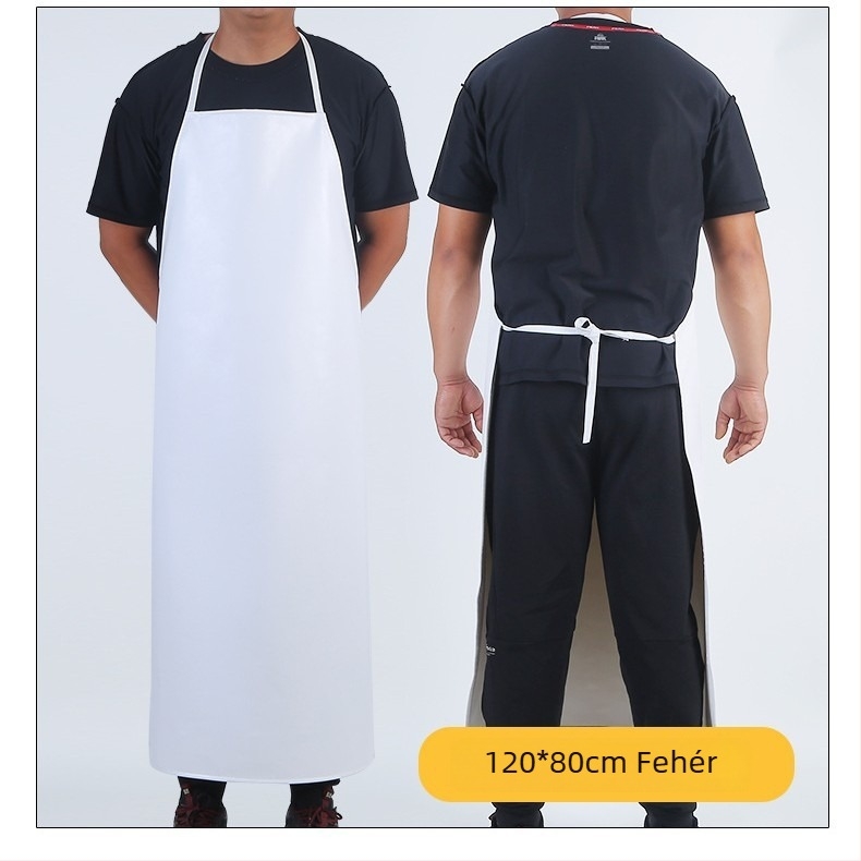 Kötény - vízálló PU bőr, ujjatlan, minimalist stílus, márka Luchen