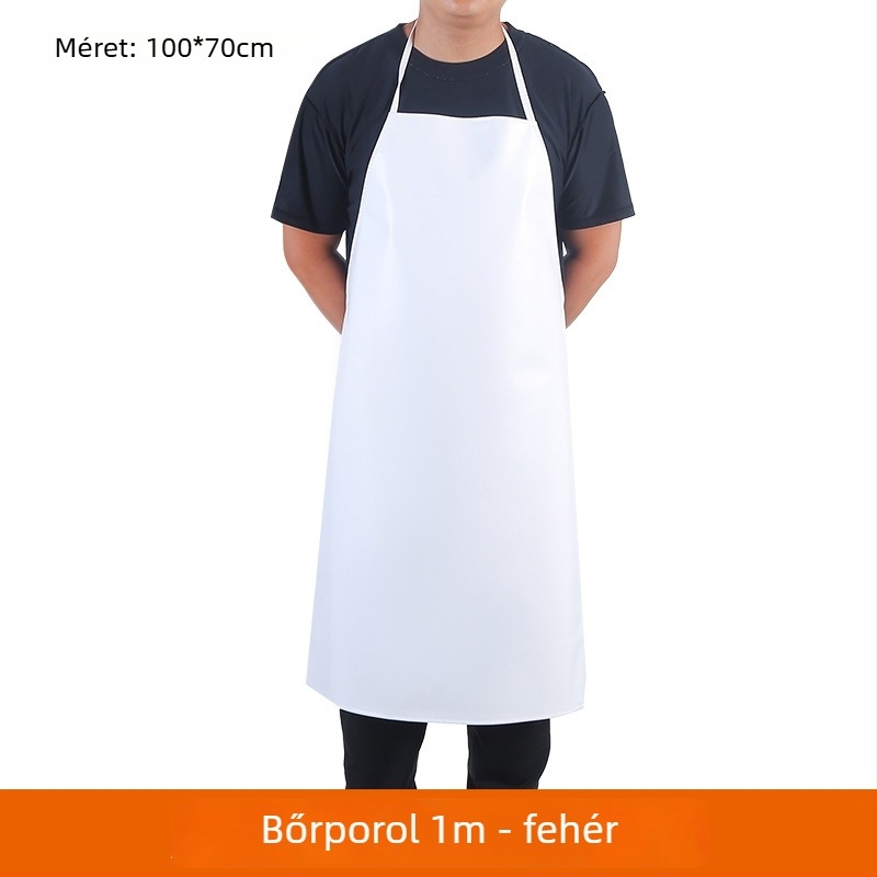 Kötény - vízálló PU bőr, ujjatlan, minimalist stílus, márka Luchen