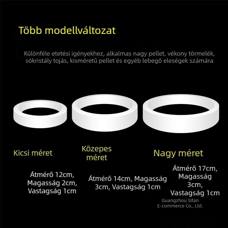 Akváriumi etetőgyűrű úszó etetővel (Anyag: Egyéb; Márka: Sheng bangrong; Alkalmas: Akvárium; Import: Nem; Dobozmennyiség: Egyéb)