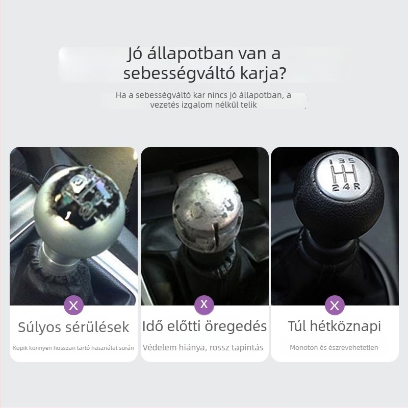 Szénszálas váltókar szabálytalan kovácsolt felülettel, az autó belső részéhez
