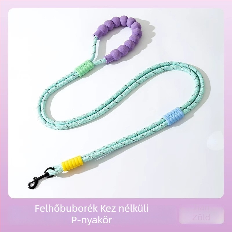 Kutya póráz Sour bear, poliészter, rögzített hosszúságú, háziállatokhoz