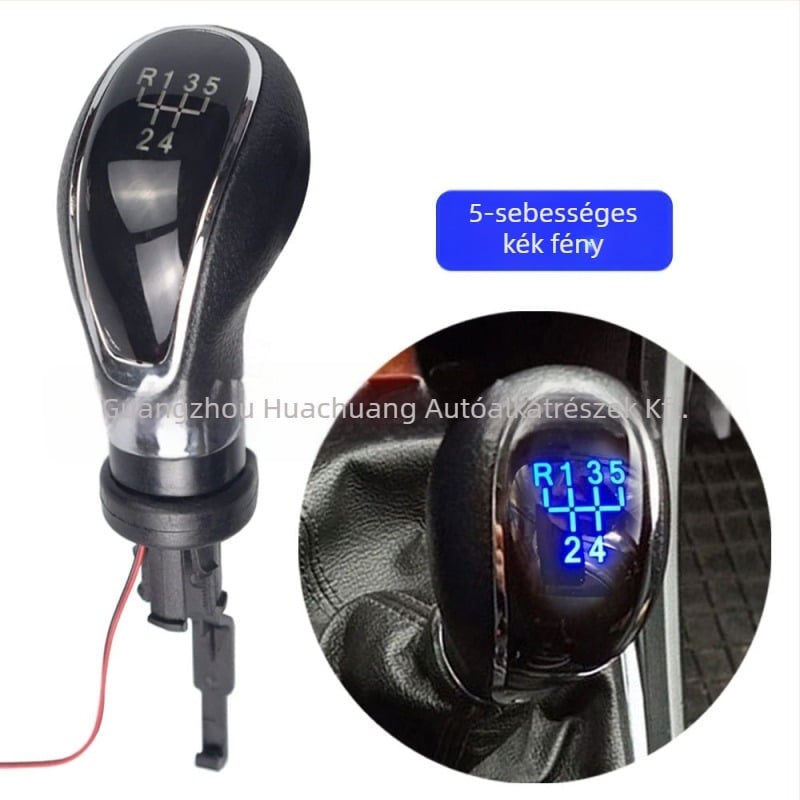 Kézi váltófej LED-es megvilágítással — Huachuang 55565904, kompatibil Buick Excelle GT/XT 2009-2014 és Opel/Vauxhall Astra/Insignia 2009-2014