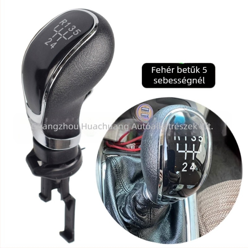 Kézi váltófej LED-es megvilágítással — Huachuang 55565904, kompatibil Buick Excelle GT/XT 2009-2014 és Opel/Vauxhall Astra/Insignia 2009-2014