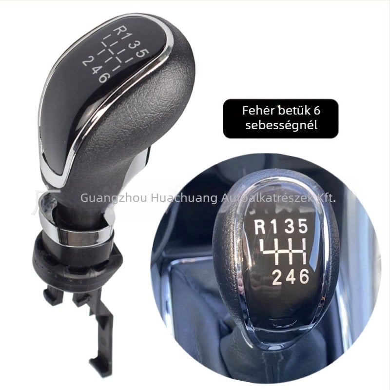 Kézi váltófej LED-es megvilágítással — Huachuang 55565904, kompatibil Buick Excelle GT/XT 2009-2014 és Opel/Vauxhall Astra/Insignia 2009-2014