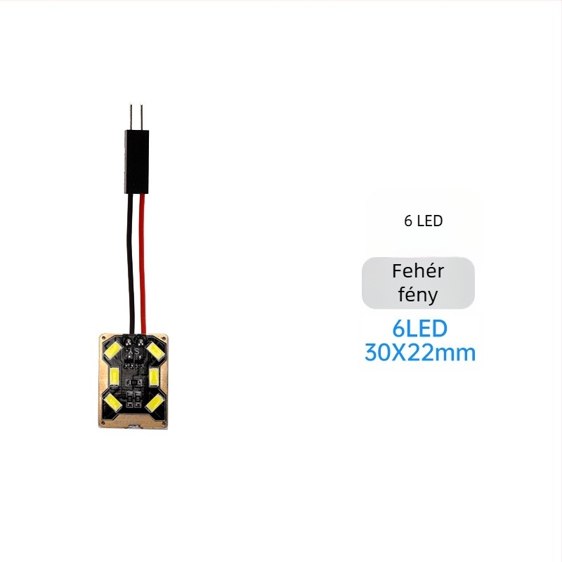 LED autós olvasófény, 5730 panel, 12V, 3W, ötvözet alaplap + LED dióda, univerzálisan kompatibilis