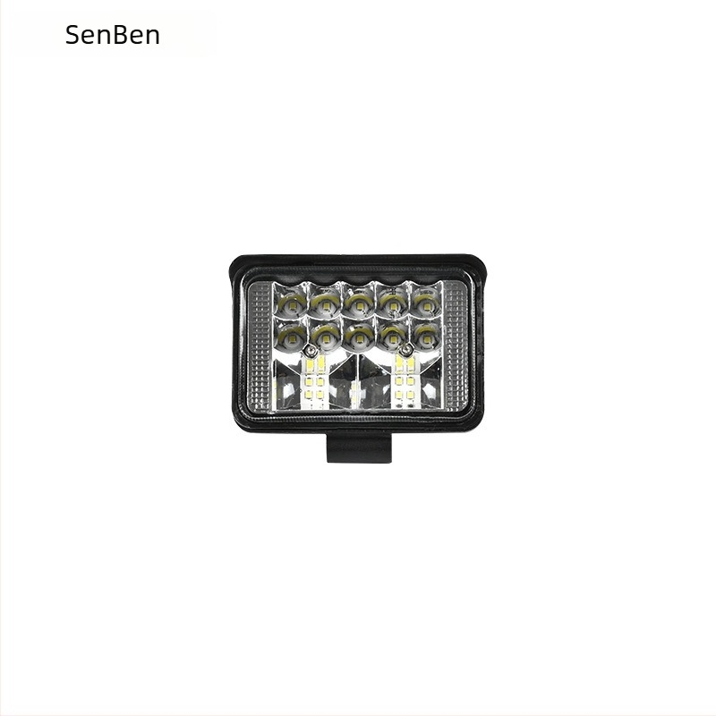 LED széles látószögű munka lámpa teherautók és terepjárók számára, 12/24V, 30W, 15000 lm, 3000K, alumíniumötvözet