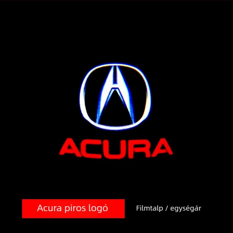 Acura ajtó LED hangulatfény-projekció MDX ZDX TL TLX RLX — 5W, 12V, 0.5A; PVC + LED + űrtechnikai alumínium; Song modell