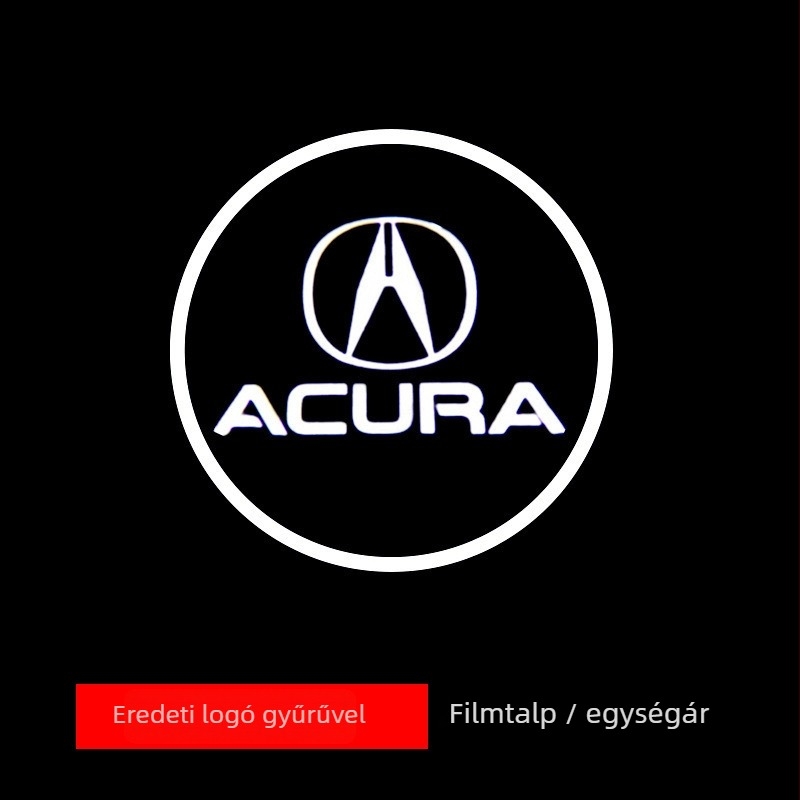Acura ajtó LED hangulatfény-projekció MDX ZDX TL TLX RLX — 5W, 12V, 0.5A; PVC + LED + űrtechnikai alumínium; Song modell