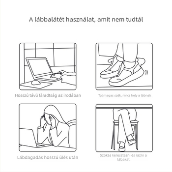 Fa lábtartó, japán stílusú, multifunkcionális, gyerekeknek, felnőtteknek és időseknek