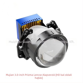 LED fényszóró lencsés modul, közvetlen fénysugár, 50W 12V, 10000 lm, alumíniumötvözet, modell 3.0LED-MJ