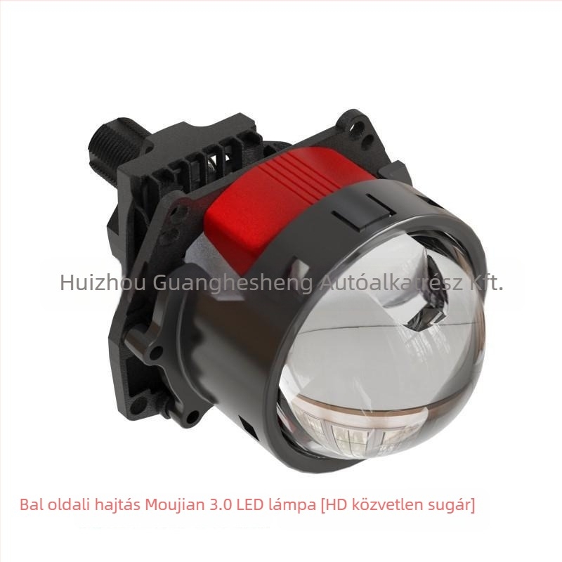 LED fényszóró lencsés modul, közvetlen fénysugár, 50W 12V, 10000 lm, alumíniumötvözet, modell 3.0LED-MJ
