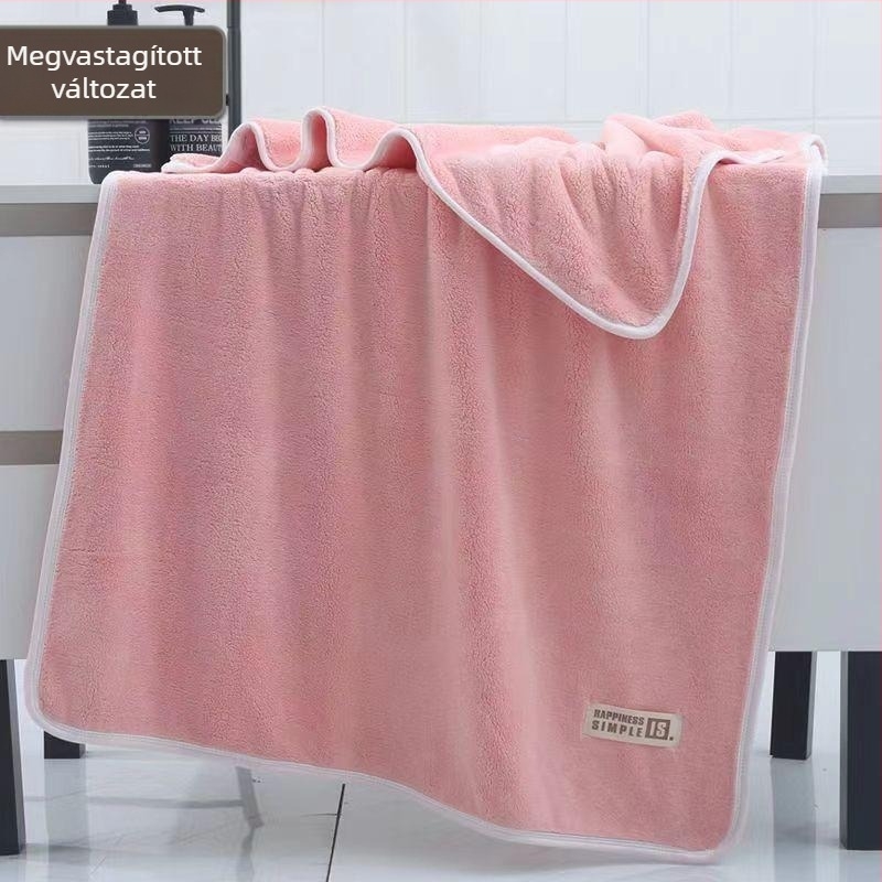 Babák számára való fürdőlepedő korall bársony anyagból, négy évszakos, kiváló minőségű, extra vastag, puha és nedvszívó, 150D szál, 500 g+, varrott