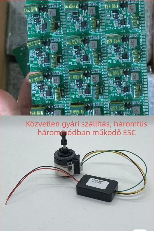 Bluetooth motorvezérlő PCB modul léptetőmotorokhoz, modell A17, 12V, 0.1A, általános kompatibilitás