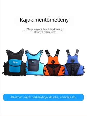 Felnőtt úszó mellény kajakozásra, vitorlázásra és horgászatokra — Yon Sub, EPE anyag, nagy zseb fedéllel