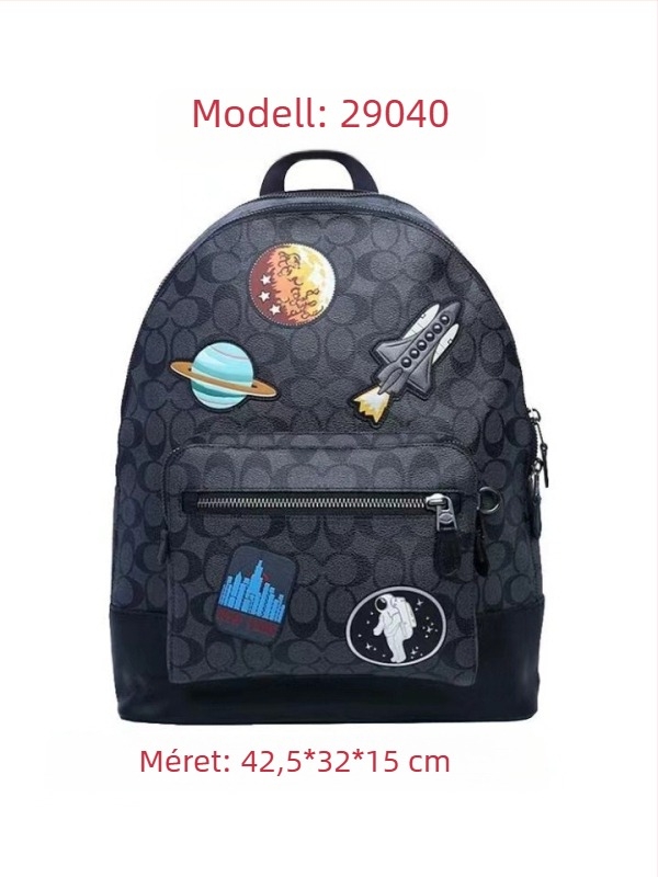 Uniszex 20–35L PVC laptop hátizsák üzleti utazásokhoz, vízálló, kompatibilis 14 hüvelykes laptophoz, görbült vállpántok
