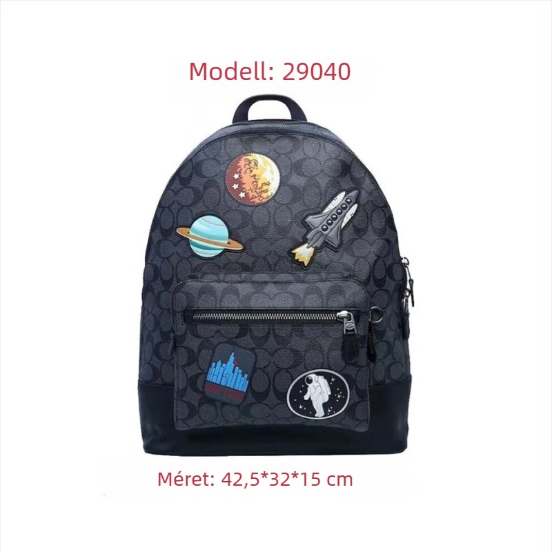 Uniszex 20–35L PVC laptop hátizsák üzleti utazásokhoz, vízálló, kompatibilis 14 hüvelykes laptophoz, görbült vállpántok