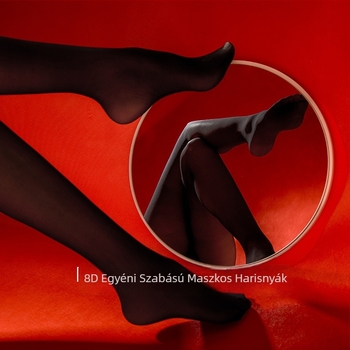 Nylon seamless harisnya, magas derekú, minden szezonban, nedvszívó és dezodoráló