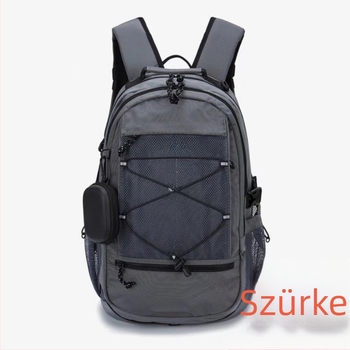 20–35L kapacitású nylon iskolai hátizsák 17 hüvelykes laptophoz, ergonomikus hátrész, lélegző, vízálló és kopásálló