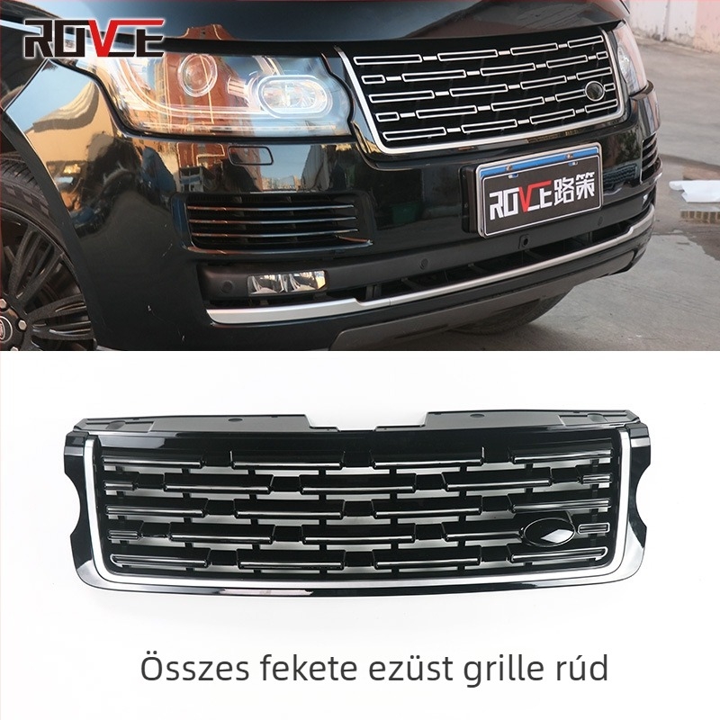 Elülső lökhárító grille középső rácsos mintával, Land Rover Range Rover Executive, 2013–2023, ABS műanyag