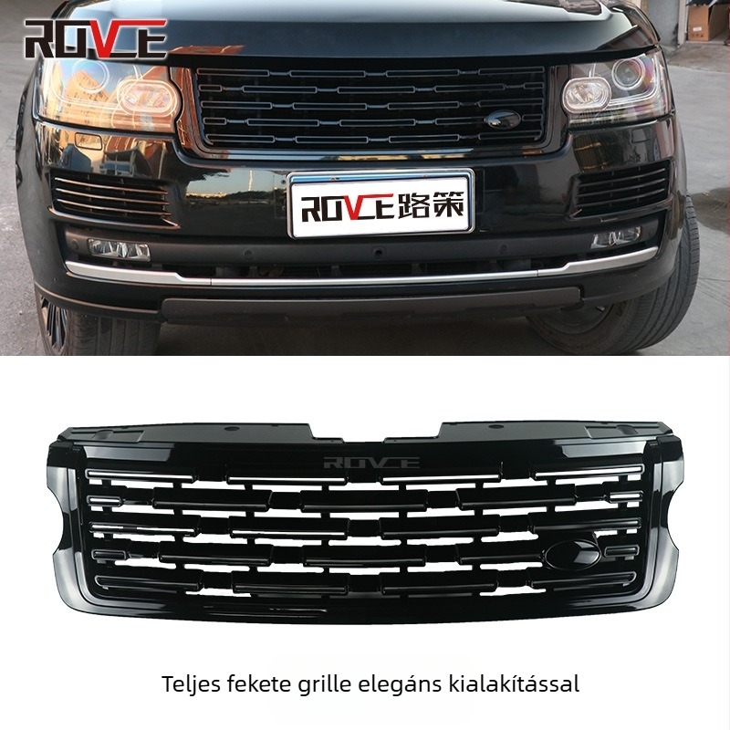 Elülső lökhárító grille középső rácsos mintával, Land Rover Range Rover Executive, 2013–2023, ABS műanyag