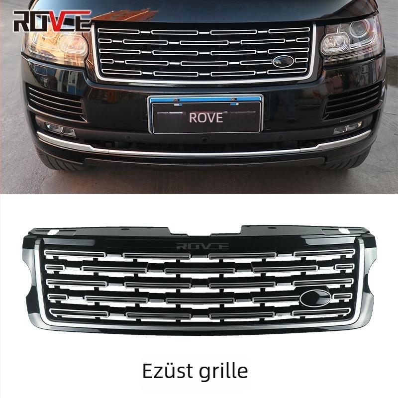 Elülső lökhárító grille középső rácsos mintával, Land Rover Range Rover Executive, 2013–2023, ABS műanyag