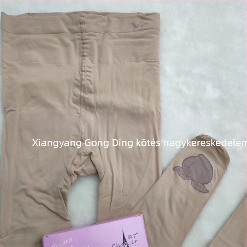 Nylon harisnya gyümölcs mintával, közepes vastagság, nedvszívó, csúszásmentes, teljes hosszúságú lábbal