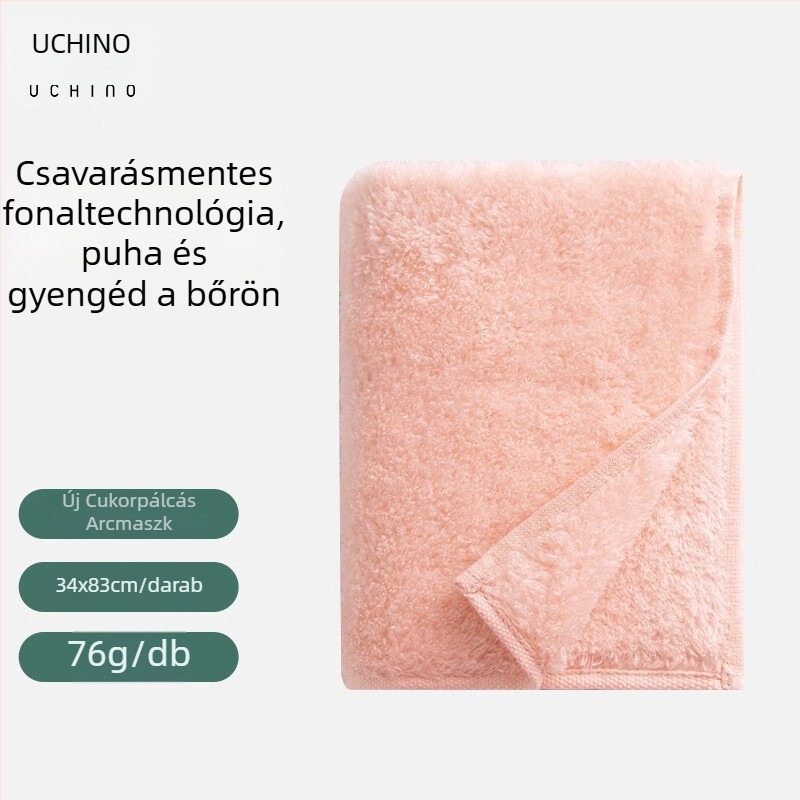 Uchino pamut törölköző – 32s szál, Cut Velvet szövés, 200 g+ tömeg, bőrbarát és nedvszívó