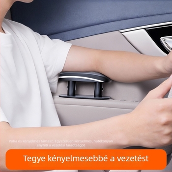 Bőr autó könyöktámasz párna, állítható magasságú, kihúzható, multifunkcionális