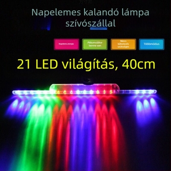 Autóhoz készült napelemes LED riasztófény villogó üzemmóddal a hátsó ütközés megelőzésére