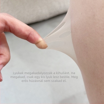 Formázó harisnyanadrág, anti-szakadás, nejlon, egyszínű, T-zóna