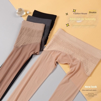 Női nylon harisnya, vékony 12D, varrás nélküli, teljes talpfedés