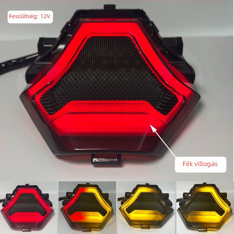 Motorkerékpár hátsó lámpa CC-W2 | LED, 5W, 12V, Kompatibilis Yamaha YZF-R3/R25, Y15ZR, MT-03/07, FZ-07, LC150