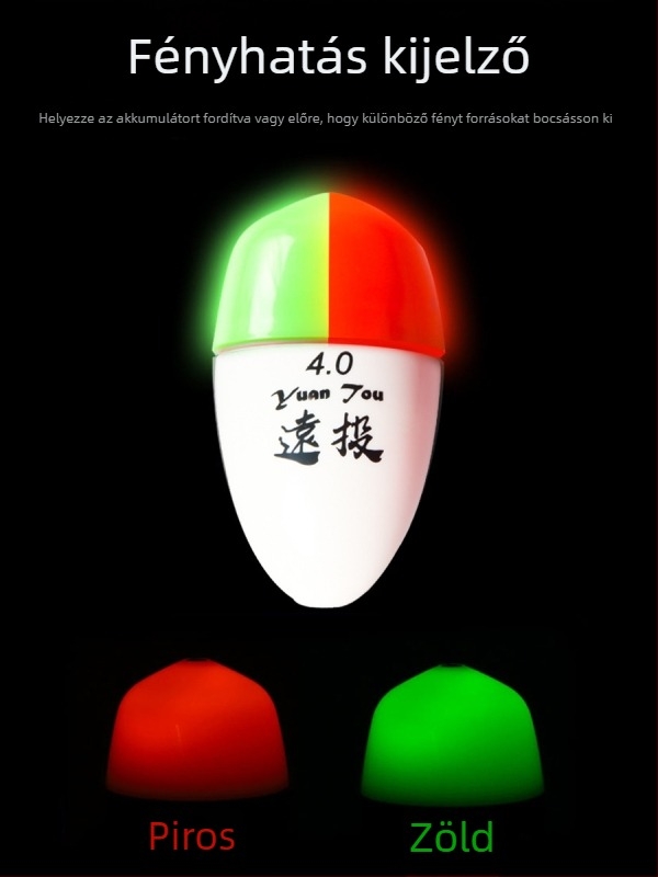 Műanyag horgász sodródó úszó hosszú dobásokhoz tengeri horgászathoz, fénylő