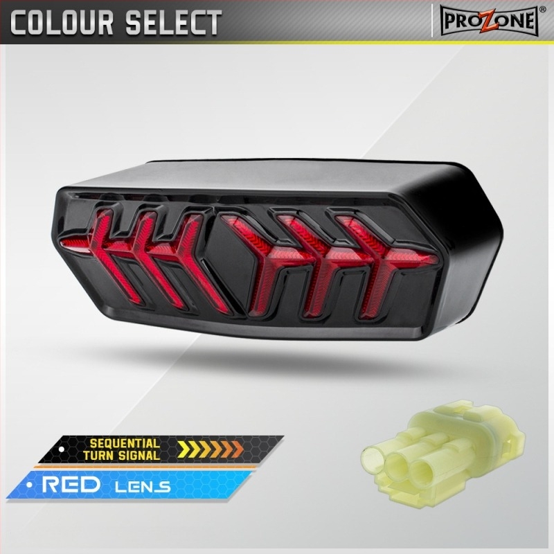 LED integrált hátsó lámpa Honda MSX125, GROM125, CB650F, CBR650, CTX700 – halcsont-stílusú