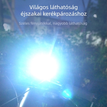 BL LCD Digitális Kijelzővel Ellátott Első Lámpa Mountain és Országúti Kerékpárokhoz – Anti-Reflexiós, Magas Fényerő, Testreszabható LED Kerékpár Világítás Készlet