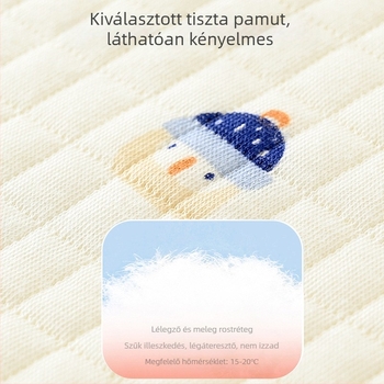 Minden évszakos babaszálló alvózsák mellény stílusú, ujjatlan, hasvédővel, légkondicionált szobákhoz