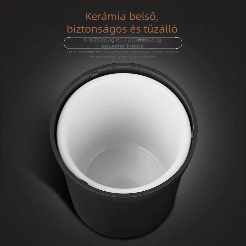 Autó hamutál kerámiabelsővel és lámpafedelemmel, többszörös funkciójú, autó és otthoni használatra, Jiafeng Márka, modell kerámiabelső, súly 400 g