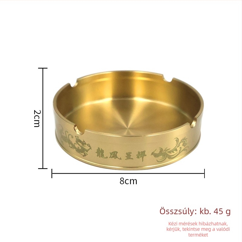 Tianwang réz hamutál virág mintával, kettős használat autóhoz és otthonhoz, asztali dísz, súly kb. 300 g