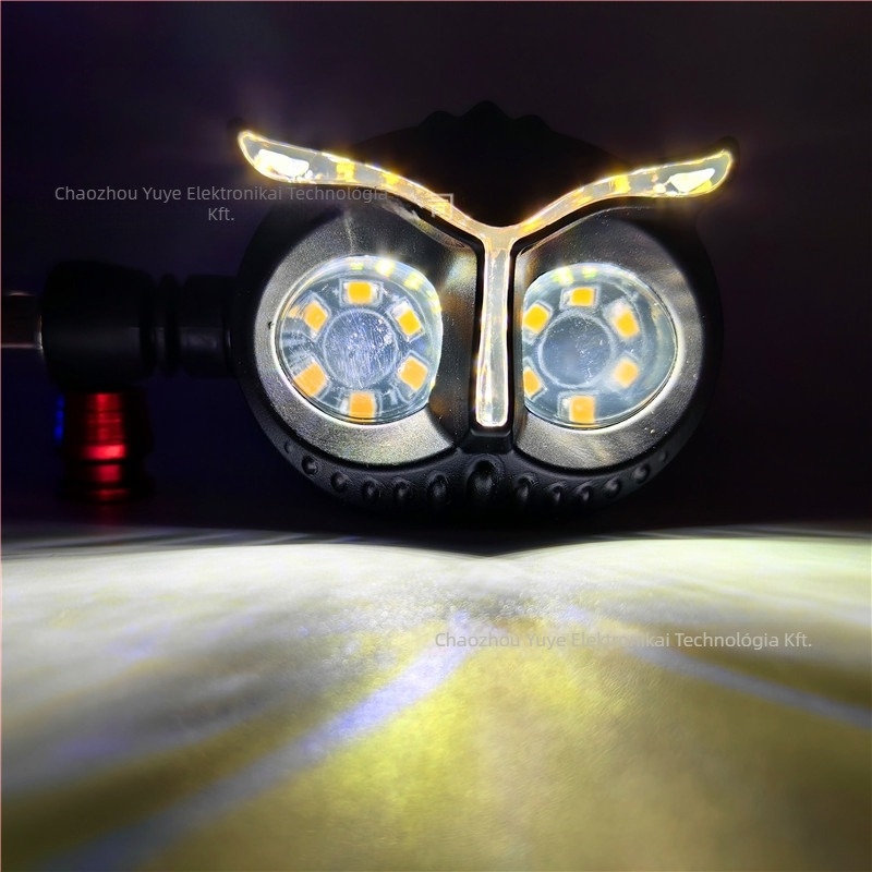 Bagoly alakú motorkerékpár LED indexlámpa, modell 0823, 5W, 12V, LED 2835, élettartam 50000h