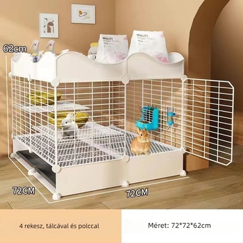Fém háziállat ketrec (Származás: Kontinentális Kína; Import: Nem; Márka: Egyéb; Kategória: Háziállat ketrec)